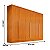Guarda Roupa Alvorada 100% MDF Larg.: 2,70 Nature - Imagem 3