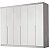 Guarda Roupa Alvorada 100% MDF Larg.: 2,70 Branco - Imagem 1