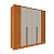 Guarda Roupa Guarani Larg.: 2,44cm Cinamomo/OFF WHITE - Imagem 1