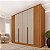 Guarda Roupa Guarani Larg.: 2,44cm Cinamomo/OFF WHITE - Imagem 2