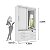 Guarda Roupa Chicago 2 PTS Deslizantes Larg. 1,33cm Neve - Imagem 4