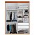 Guarda Roupa Búzios 100% MDF C/ 2 PTS Deslizantes Nature/OFF WHITE - Imagem 3