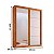 Guarda Roupa Búzios 100% MDF C/ 2 PTS Deslizantes Nature/OFF WHITE - Imagem 4
