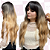 Wig Yasmin Fibra Orgânica Ondulada Com Franja 60cm - Imagem 8
