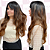 Wig Yasmin Fibra Orgânica Ondulada Com Franja 60cm - Imagem 6