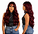 Wig Yasmin Fibra Orgânica Ondulada Com Franja 60cm - Imagem 7