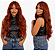 Wig Yasmin Fibra Orgânica Ondulada Com Franja 60cm - Imagem 4