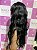 Wig Bella Fibra Orgânica Premium Ondulada Com Franja 60cm - Imagem 6