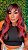 Wig Sol Ondulada Com Franja 50cm - Imagem 1