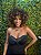 Wig Curta Cacheada Sonya Fibra Orgânica - Imagem 1
