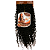 Cabelo Cacheado African Crochet Plus 320g 80cm - Imagem 2
