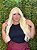 Wig Ondulada Longa 65cm Bio Fibra Orgânica Raquel Com Franja - Imagem 7