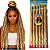 Cabelo Ondulado Thais Ondulado 300g 75cm - Imagem 2