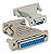 Adaptador SERIAL DB9 FEMEA PARA DB25 FEMEA - Imagem 1