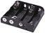 BC4AAB 4 suporte de Bateria AA com Placas de colisão - Imagem 1