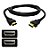 Cabo HDMI 2M 1,4MHZ PONTA GOLD-POLIBAG - Imagem 1