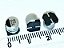 Capacitor Eletrolítico ALUMINIO SMD 220UF/4V 6.3X6.1MM F2H0G221A005 RUBYCON - Imagem 1