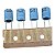 Kit com 100 Capacitor Eletrolitico Low Esr 10uf/63v 5x11mm 85°c P:5mm 3000hrs Mal203690189e3 - Imagem 1