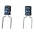 (Kit com 100 )Capacitor Eletrolitico Mini 4,7uf/35v 85°c 4x5mm P:2,54mm Fitado - Imagem 1