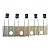 (Kit com 100 )Capacitor Eletrolitico Mini 4,7uf/35v 85°c 4x5mm P:2,54mm Fitado - Imagem 3