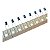 (Kit com 100 )Capacitor Eletrolitico Mini 4,7uf/35v 85°c 4x5mm P:2,54mm Fitado - Imagem 2