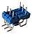 Chave Interruptora Dip Spst 3 Posicoes Pcb Azul Alcoswitch 1-1393546-3 - Imagem 3