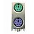 Conector MINI DIN PS2 DUPLO  (MOUSE E TECLADO) - 6053 - Imagem 1