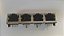 Conector RJ45 4 PORTAS 8P8C COM Led BLINDADO 0456520004 MOLEX - Imagem 1