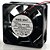 Cooler 60X60X25mm 24V 0.25A 2410ML-05W-B70 2 FIOS C/ Conector - Imagem 1