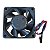 Cooler 60x60x25mm 48v 0.17a 6000rpm Afb0648sh-a 3 Fios C/ Conector - Imagem 2