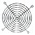 Grade para Cooler 120X120MM - Imagem 1