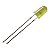 Led 5mm AMARELO DIFUSO 800-1000MCD POWER LIGHTING Kit C/1000 - Imagem 2