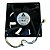 Cooler 120X120X38MM DC12V 1.60A 4100RPM AFB1212SHE 4 Fios - Imagem 1