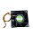 Cooler 80x80x38mm 12v 0,76a 9.1w 5700rpm Pmd1208pmb1-a 3 Fios Rolamento - Imagem 1