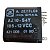 Rele Az10-s4y185-12vcc   Acrilico Fume - Imagem 1