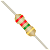 Resistor CR25 2M2 5% EMB C/100 - Imagem 1