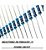 Resistor MINI de Precisão CR12 330K 5% KIT C/100 PCS - Imagem 1