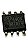 Transistor AO4405 (SOIC-08)CEM4431/AO4411 	MOSFET P CH 30V 8A - Imagem 1