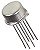 Transistor METALICO U431 TO-78-6  VISHAY - Imagem 1