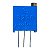 Trimpot Multivoltas 3296w 1m Ohms (1m/105) 25 Voltas - Imagem 1