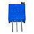 Trimpot Multivoltas 3296w 5k Ohms (5k/502) 25 Voltas Formatado Terminal 3mm - Imagem 1