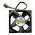 Cooler 80x80x20mm Dc12v 0.46a Da08020b12ups03 4 Fios - Imagem 1