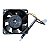 Cooler 60x60x25mm Dc12v 0,58a Com Rolamento Ta225dc A34605-57 3 Fios - Imagem 2