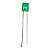 Led Retangular 5mm  Verde - Imagem 2