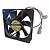 Cooler 120x120x25mm Dc12v 0.37a 2 Fios Ad1212hb-a71gl Adda - Imagem 2