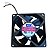 Cooler 80x80x20mm 12v 0.60a Dasa0820r2u 52.9cfm 4 Fios - Imagem 1