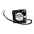 Cooler 40x40x28mm Dc12v 0.55a109p0412k3013   3 Fios Sanyo Denki - Imagem 2