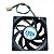 Cooler 70x70x15mm 12v 0.7a 5000rpm De07015t12u 3 Fios - Imagem 2