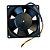 Cooler Multifan 92x92x32mm 12v 2.5w 3000rpm 3312/2 3 Fios - Imagem 2