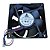 Cooler 120x120x38mm Dc12v 1.60a 4100rpm Afb1212she 3 Fios 190,48cfm - Imagem 1